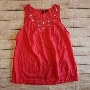 SERENADE NY Woman rose red Tunic size 1X